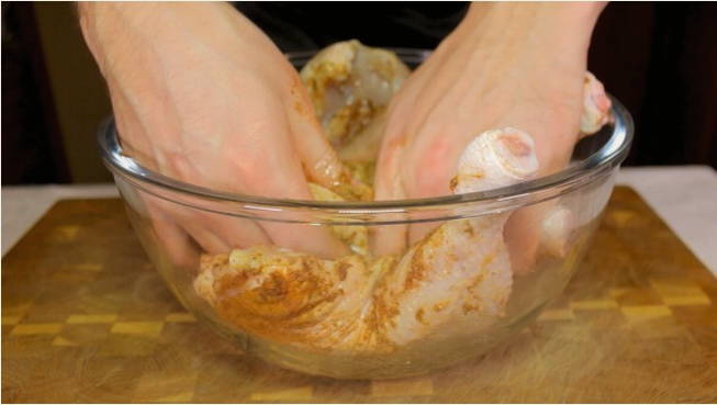 Рис с курицей в пакете для запекания в духовке