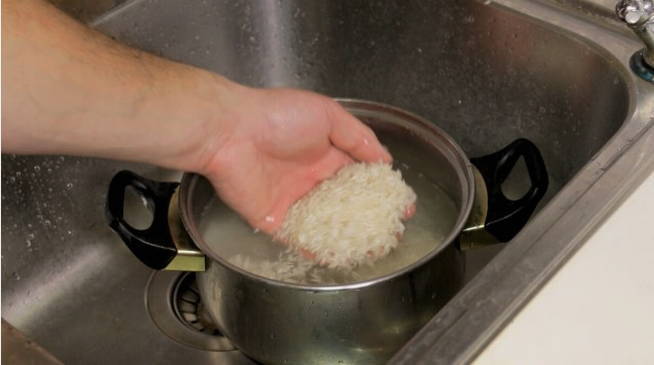 Рис с курицей в пакете для запекания в духовке