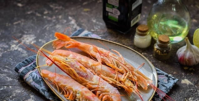 Креветки в соевом соусе