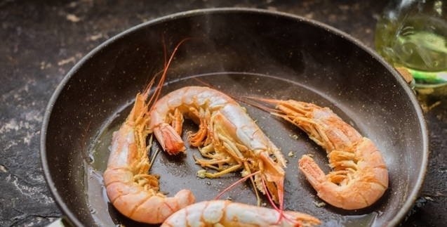 Креветки в соевом соусе