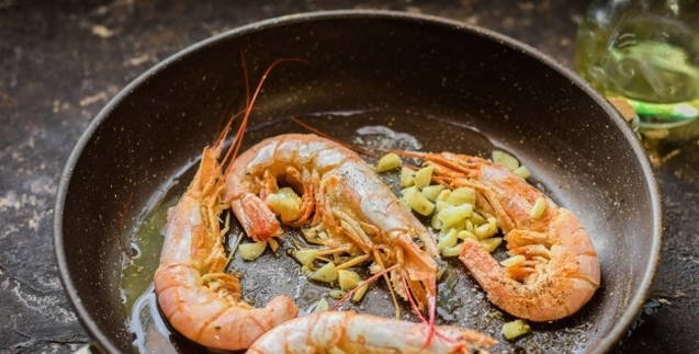 Креветки в соевом соусе