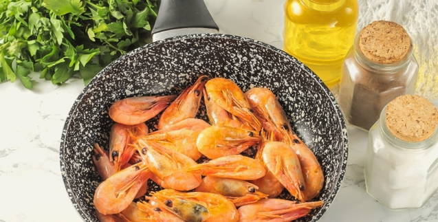 Креветки в сливочном соусе