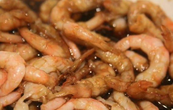 Креветки с соусом терияки