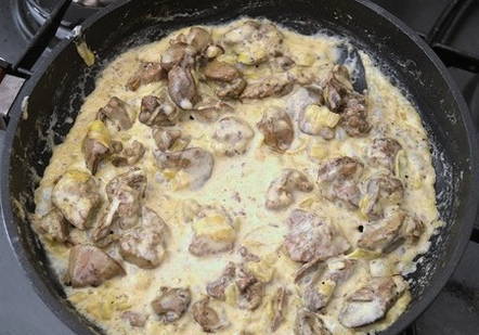 Паштет из куриной печени со сливками в домашних условиях