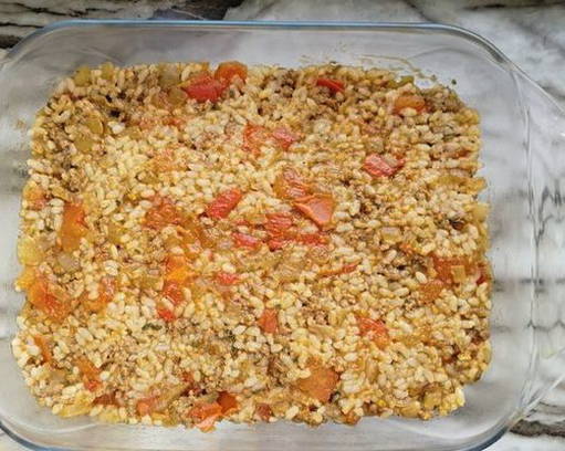 Рисовая запеканка с фаршем в духовке Рисовая запеканка с фаршем в духовке