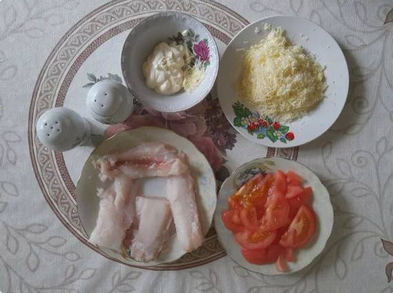 Запеченная пикша в майонезе Запеченная пикша в майонезе