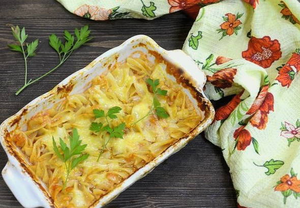Макароны без варки в духовке Макароны без варки в духовке