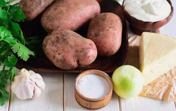 Картошка со сметаной в духовке Картошка со сметаной в духовке