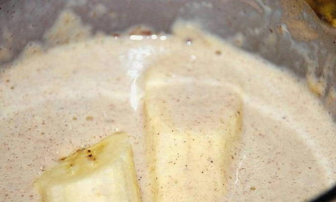 Жареные бананы на сковороде