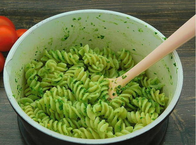 Итальянский салат с макаронами Итальянский салат с макаронами