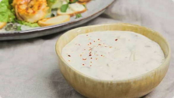 Заправка с горчицей для салата Цезарь