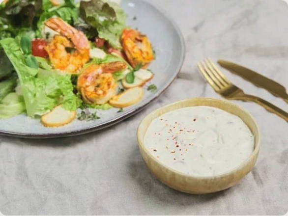 Заправка с горчицей для салата Цезарь