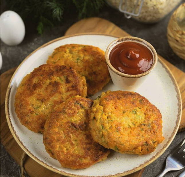 Котлеты из овсяных хлопьев