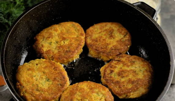 Котлеты из овсяных хлопьев