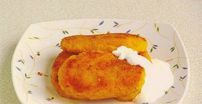Морковные котлеты с манкой