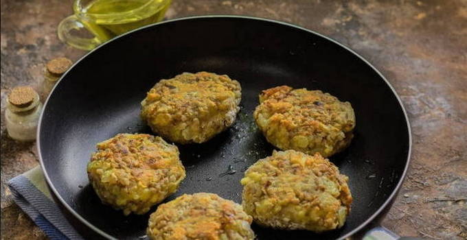 Котлеты из гречки без мяса