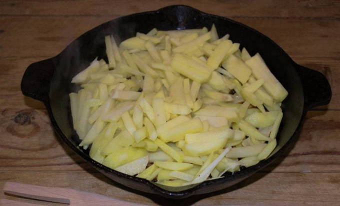 Скоблянка с картошкой классическая Скоблянка с картошкой классическая