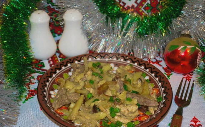 Скоблянка с картошкой классическая Скоблянка с картошкой классическая