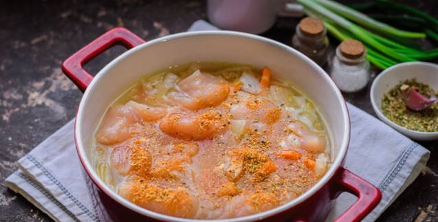Булгур с курицей в духовке Булгур с курицей в духовке