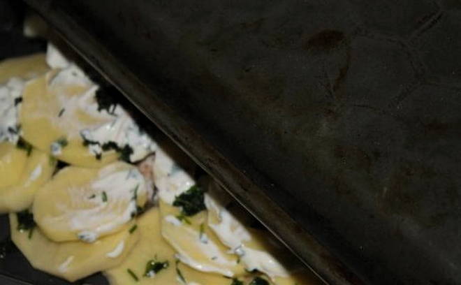Пикша с картошкой в духовке Пикша с картошкой в духовке