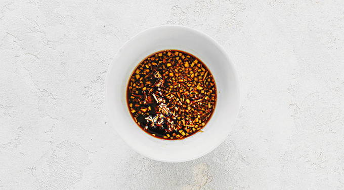 Заправка для фунчозы с курицей и овощами