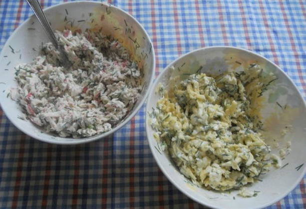 Закусочный торт Наполеон из готовых коржей Закусочный торт Наполеон из готовых коржей