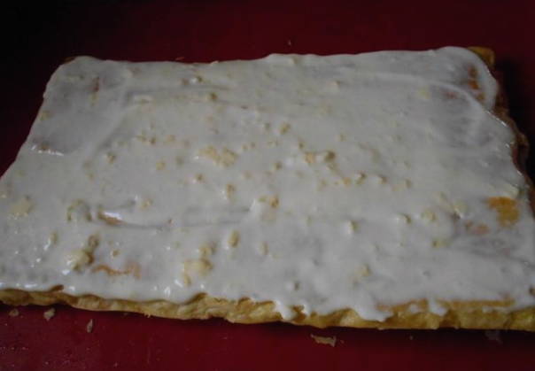 Наполеон со сгущенкой и маслом Наполеон со сгущенкой и маслом
