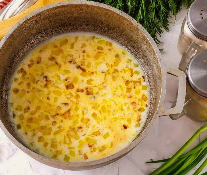 Соус для макарон из молока