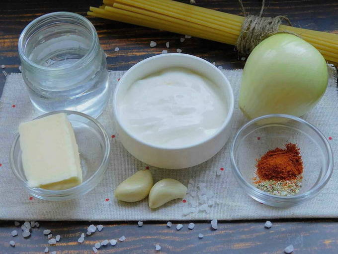 Соус для макарон из сметаны Соус для макарон из сметаны