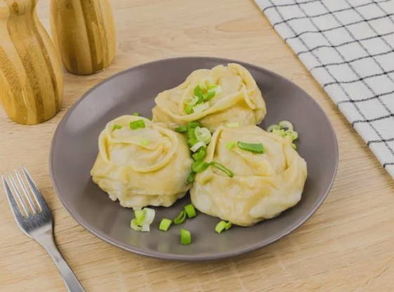 Манты с картошкой