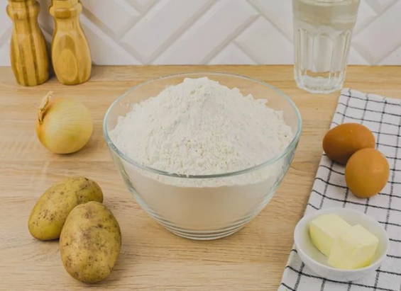 Манты с картошкой