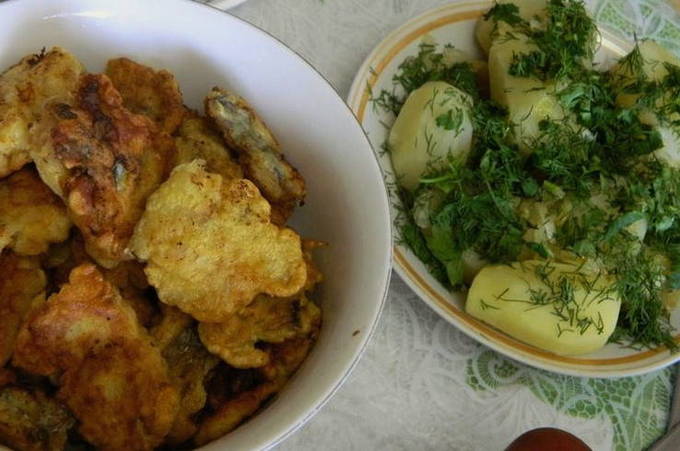 Кляр на молоке для рыбы