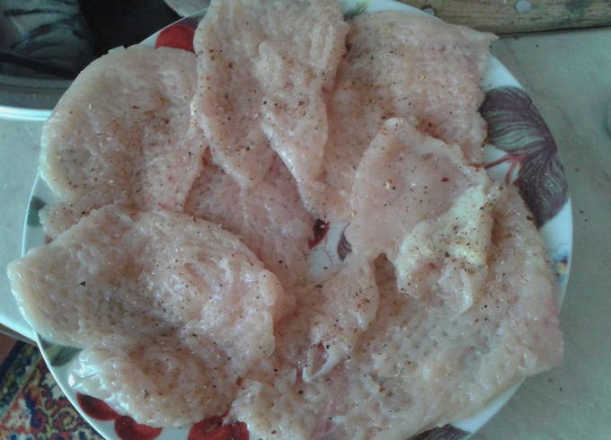 Кляр для отбивных из куриного филе