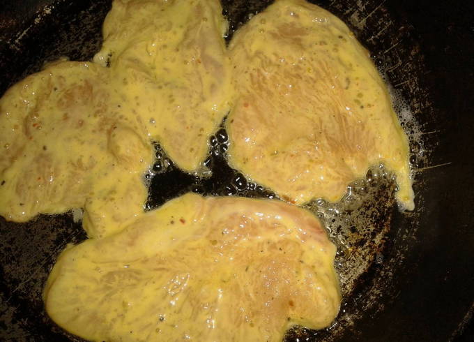 Кляр для отбивных из куриного филе