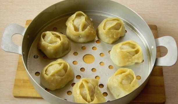 Манты с рубленым мясом Манты с рубленым мясом