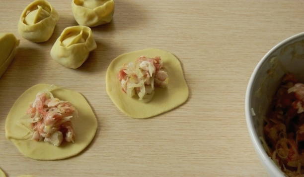Манты с рубленым мясом Манты с рубленым мясом