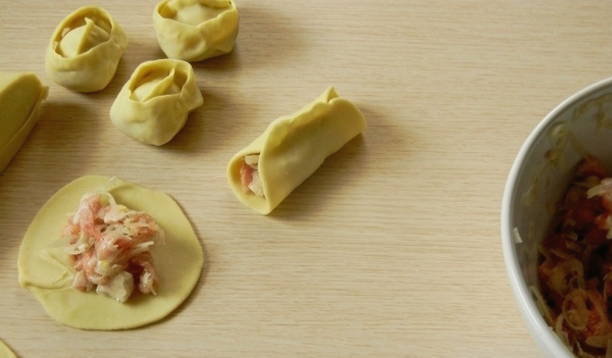 Манты с рубленым мясом Манты с рубленым мясом
