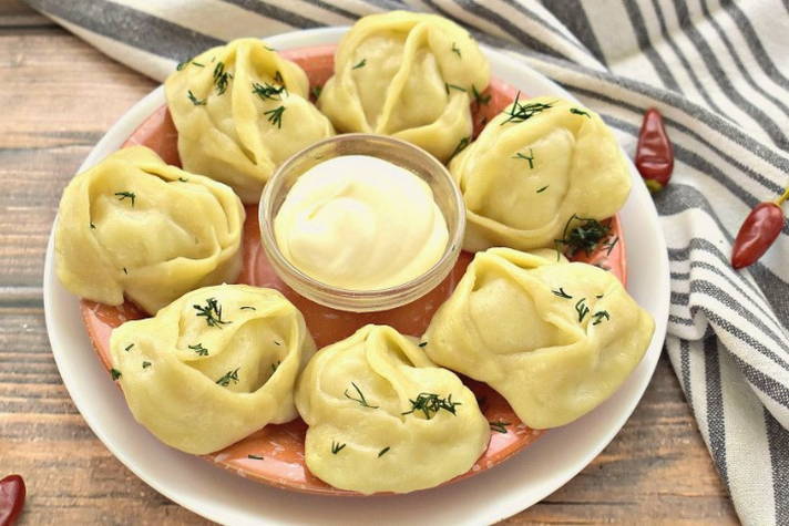 Манты с курицей Манты с курицей