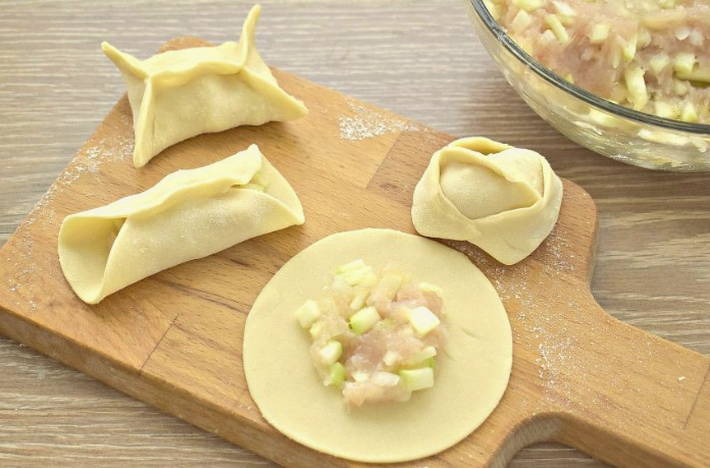 Манты с курицей Манты с курицей