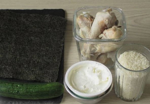 Суши с курицей в домашних условиях