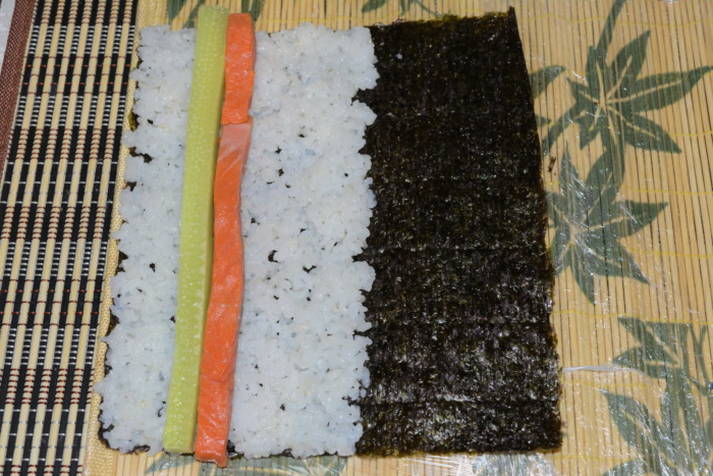 Суши с красной рыбой в домашних условиях