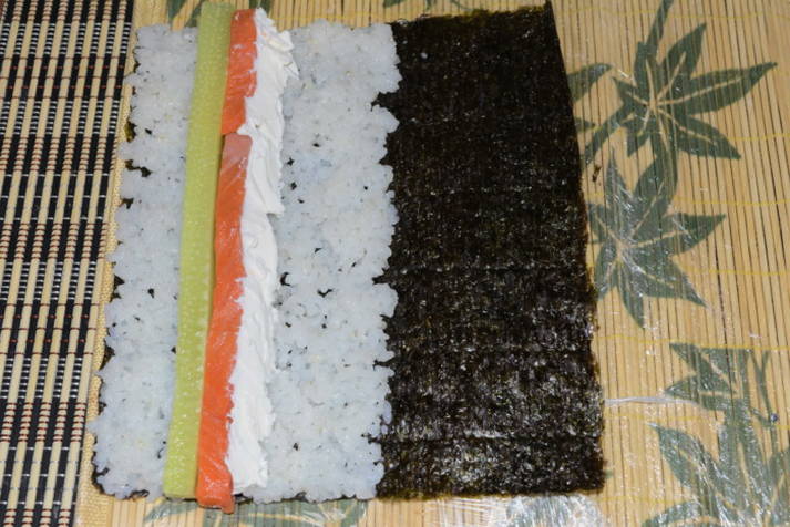 Суши с красной рыбой в домашних условиях