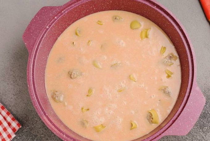 Фаршированные макароны-ракушки с фаршем Фаршированные макароны-ракушки с фаршем