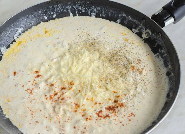 Макароны с морепродуктами