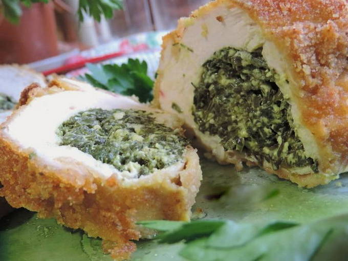 Фаршированная грудка куриная Фаршированная грудка куриная