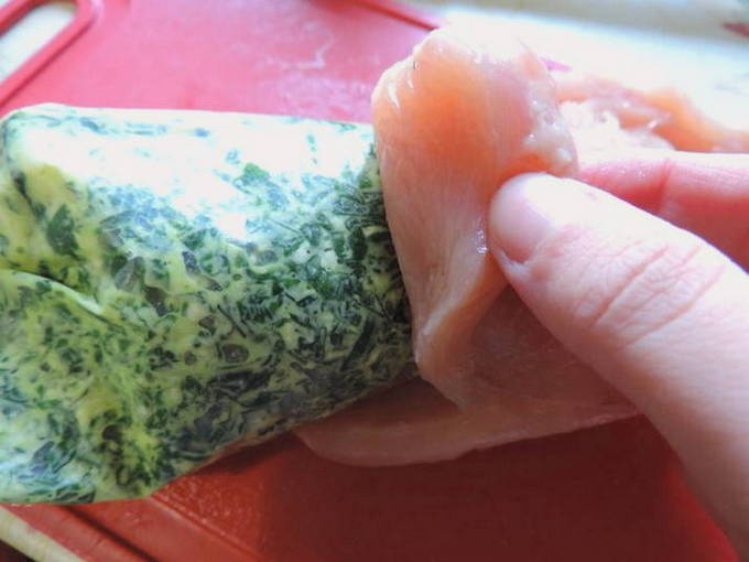 Фаршированная грудка куриная Фаршированная грудка куриная