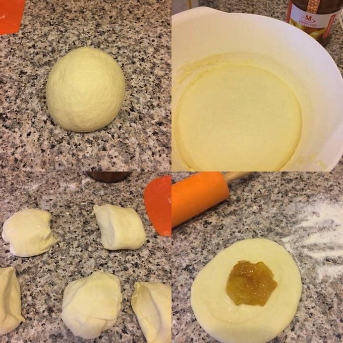 Булочки с джемом
