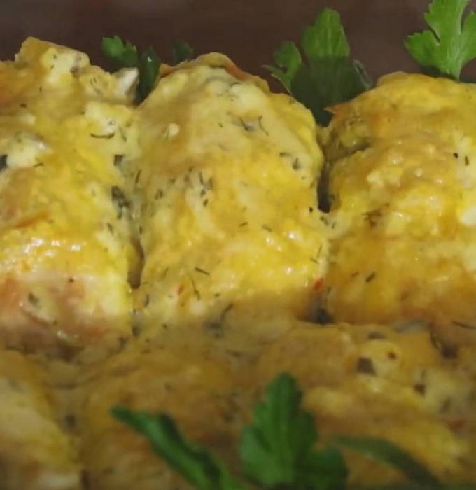 Куриные рулетики с сыром в духовке