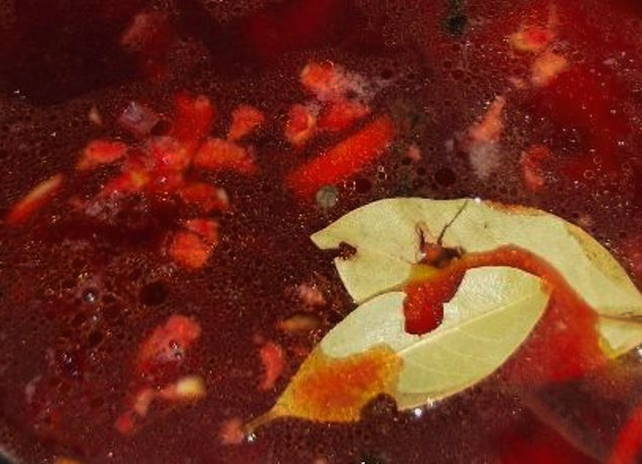 Классический свекольник с мясом Классический свекольник с мясом