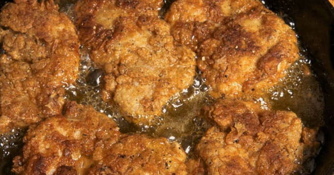 Кляр для курицы на сковороде